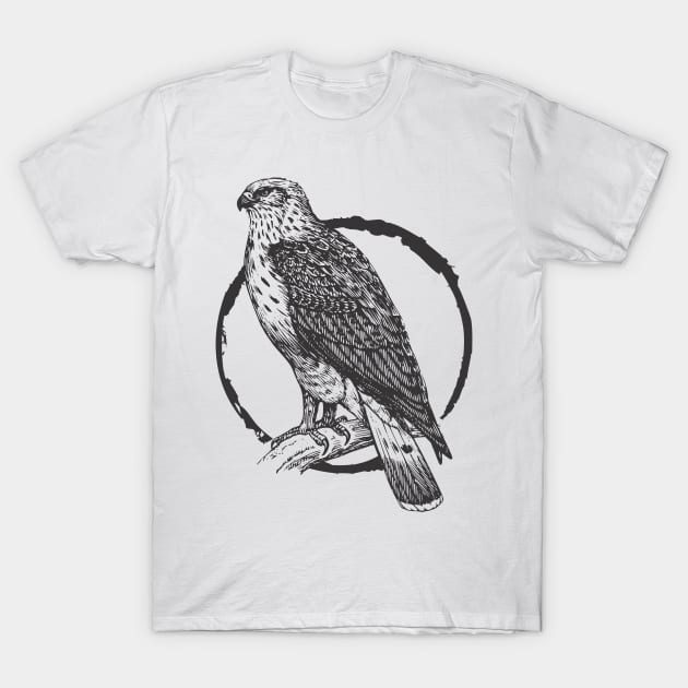 Hawk Hunter T-Shirt by MineLabel